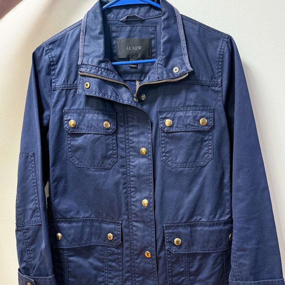 J.Crew Field Jacket - navy blue